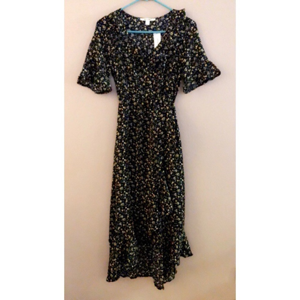 Michelle Floral Ruffle Maxi Dress